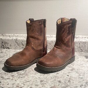 Boys Toddler Cowboy Boots- Brown Size 8